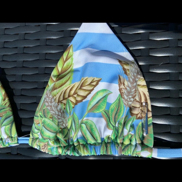 Mara Hoffman Wheatfield triangle bikini top - Picture 5 of 6